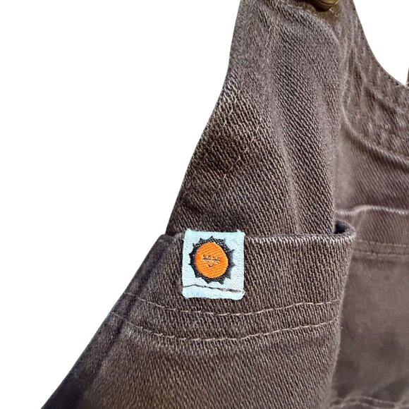 Big Bud Press 100% Cotton Artist Togs Twill Utility Overalls Women's 3XL Brown - Picture 3 of 16
